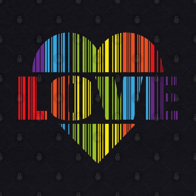 RAINBOW LOVE HEART BARCODE by Dwarf_Monkey